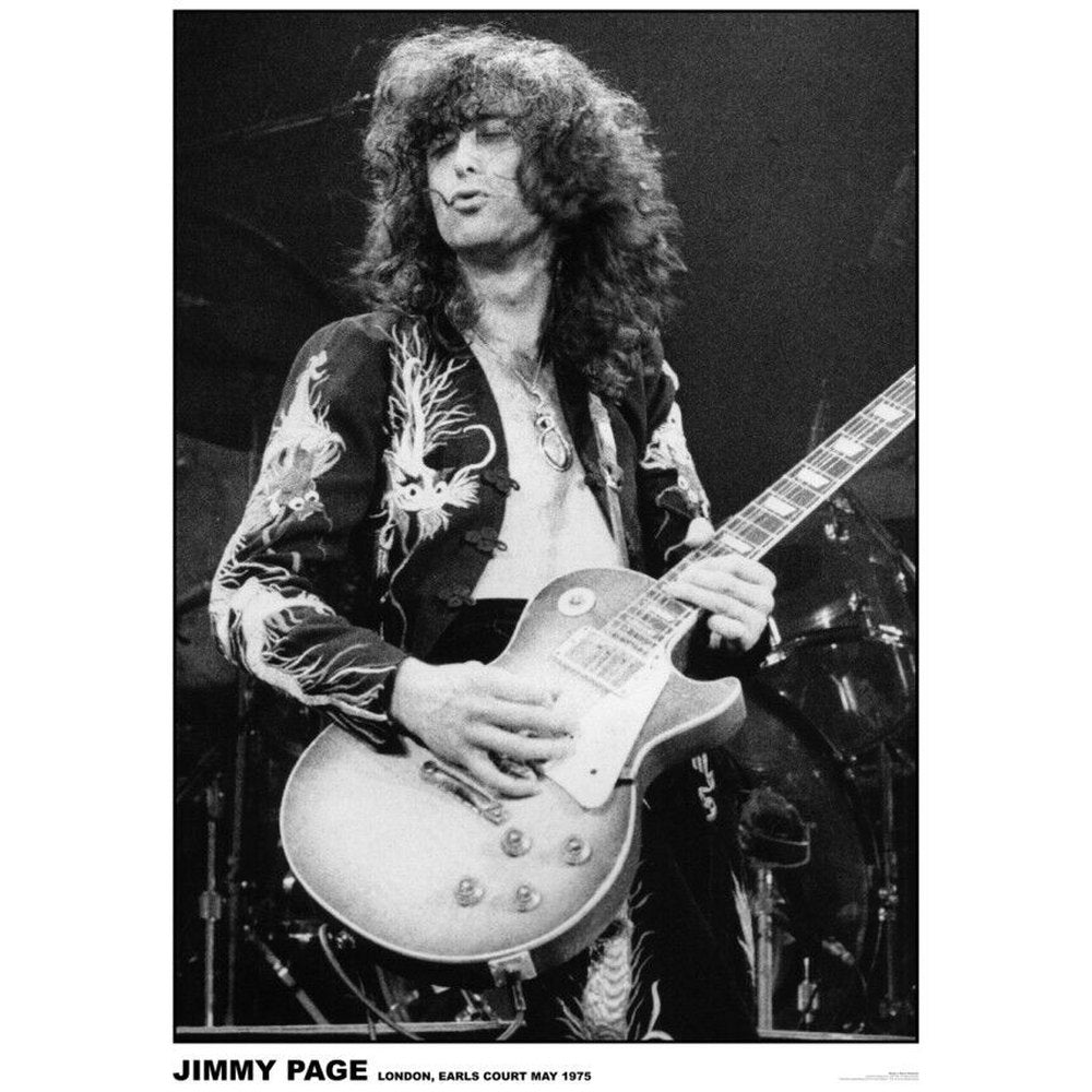 Led Zeppelin Jimmy Page Licensed Poster 22.375" x 34" New! Entertainment Memorabilia:Music Memorabilia:Rock & Pop:Artists L:Led Zeppelin:Posters Style Your Walls